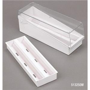 Microscope Slide Storage Box White 200 Position 6/Ca