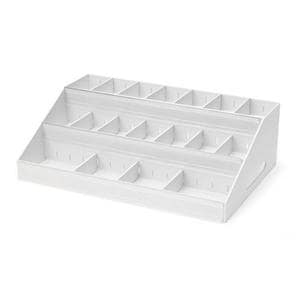 Control Vial Rack 3-Tier White Ea