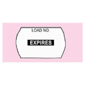 Expiration Label Black / White 12Rl/Ca