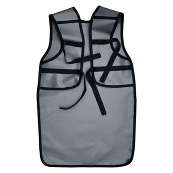 Lead X-Ray Apron Coat Adult Gray Without Collar Ea