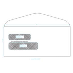 Envelopes Double Window S/S Sec 500/Bx