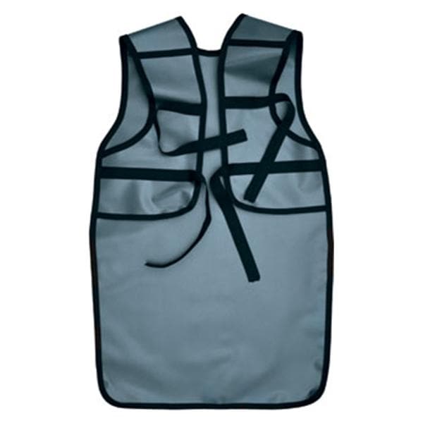 Lead X-Ray Apron Coat Adult Light Blue Without Collar Ea