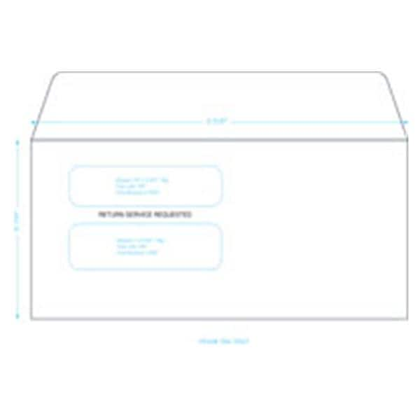 Envelope White Gummed 500/Pk