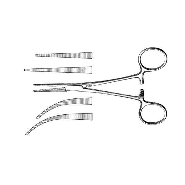 Coller-Crile Hemostatic Forcep Curved 6-1/4" ea