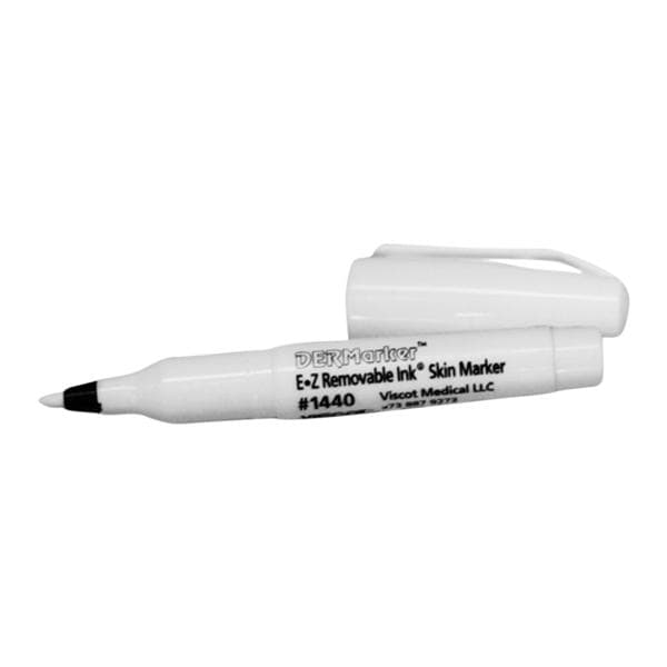 EZ Skin Marker Regular Tip White Non-Sterile