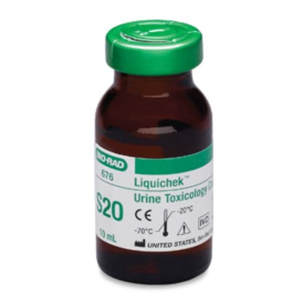 Liquicheck Urine Toxicology Level S20 Control For 2000 ng/mL Opiate Cutoff Ea