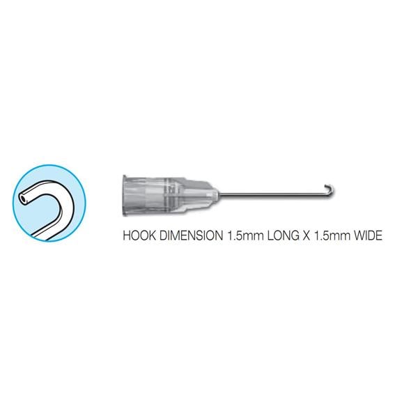 Cannula Aspirating Cortex Extractor 27g Straight 10/Bx