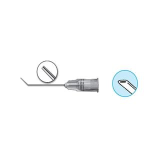 Cannula Nucleus Hydrodissector 25gx1" 10mm Angled/Flattened Tip 10/Bx