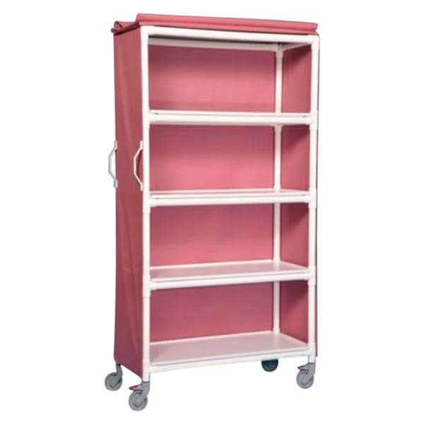 Linen Cart 50x20x81" 5" Caster/2 Locking