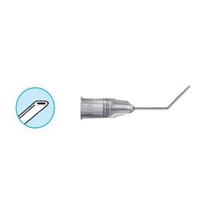 Cannula Cortical Cleaving Hydrodissector 27gx1" 11mm Flattened Tip Angled 10/Bx