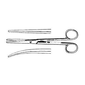 Mayo Operating Scissor Curved 6-3/4" Stainless Steel Reusable Ea