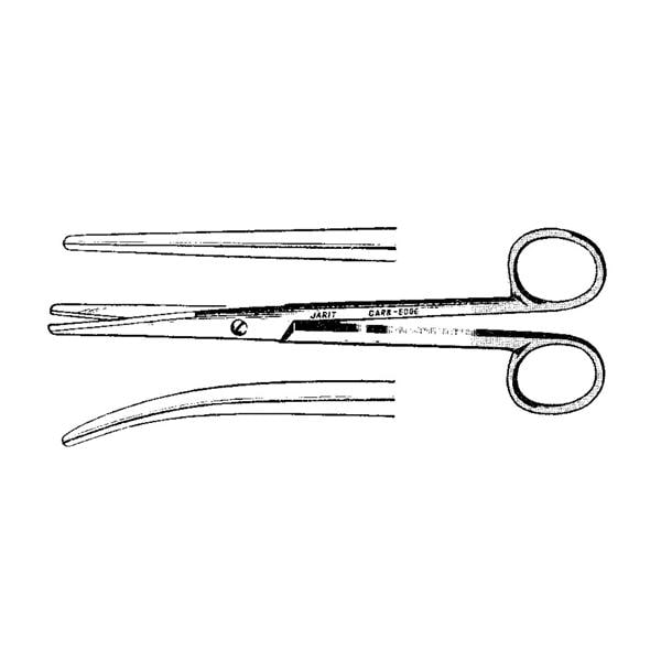 Mayo Operating Scissor Curved 6-3/4" Stainless Steel Reusable Ea