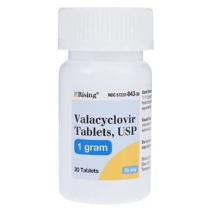 Valacyclovir HCl Tablets 1gm Bottle 30/Bt