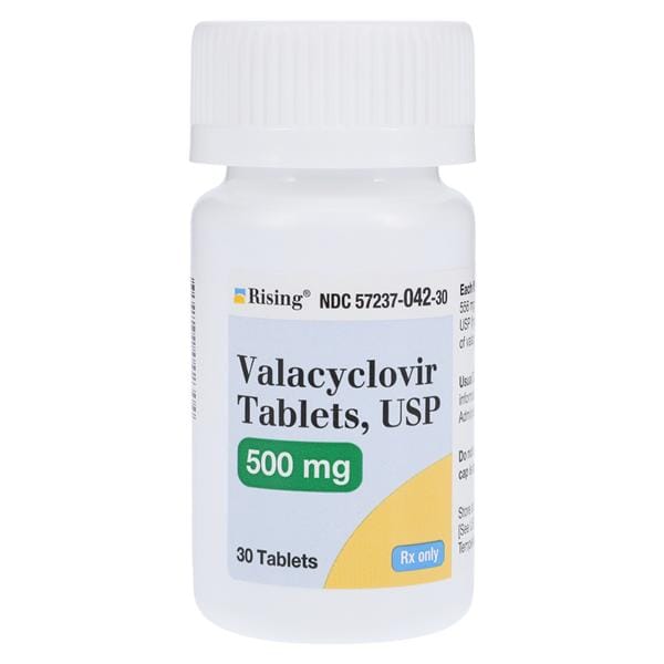 Valacyclovir HCl Tablets 500mg Bottle 30/Bt