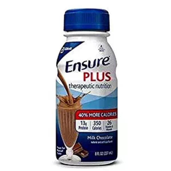 Ensure Plus Adult Nutrition Shake Gluten-Free Milk Chocolate 8oz Bottle 24Bt/Ca