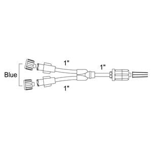 Medfusion IV Extension Set 4" Rotating Male Luer Lock 50/Ca