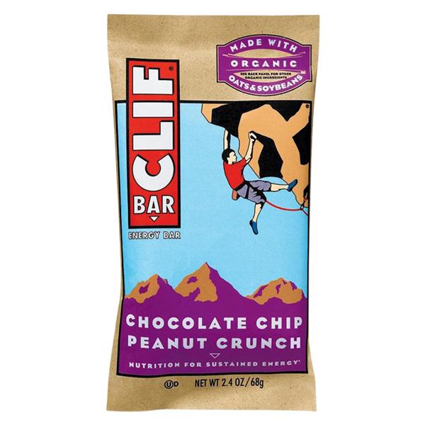 Clif Bar Energy Bar Non GMO Chocolate Chip Peanut Crunch 2.4oz Packet 12/Bx