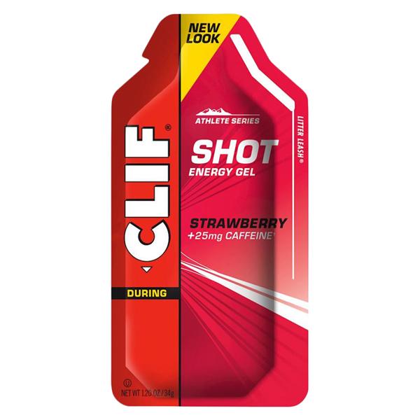 Clif Shot Energy Gel Strawberry Packet 24/Bx