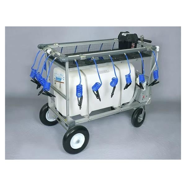 Team Manager Hydration Cart Aluminum With 50 Gallon Tank/16 Nozzles