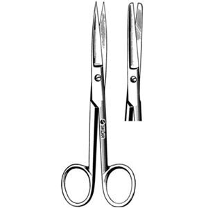 Operating Scissors Straight Stainless Steel Non-Sterile Reusable Ea