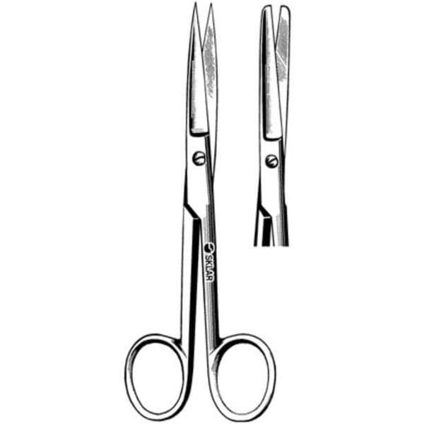 Operating Scissors Straight Stainless Steel Non-Sterile Reusable Ea