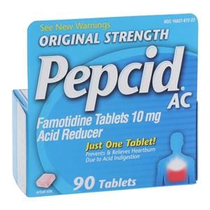 Pepcid AC Tablets 10mg 90/Bx