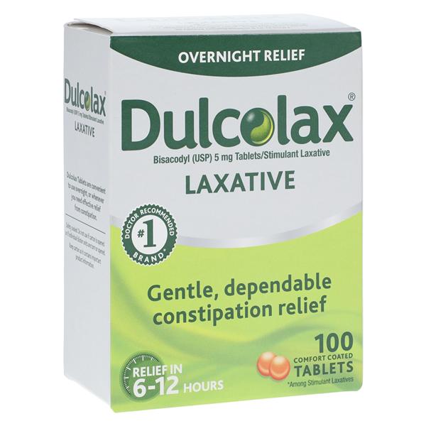 Dulcolax Tablets 5mg 100/Bx, 24 BX/CA