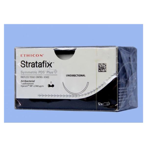 Stratafix Symmetric PDS Plus Suture 2-0 9" PDO/Triclsn Mnflmnt CT1 Vio 12/Bx