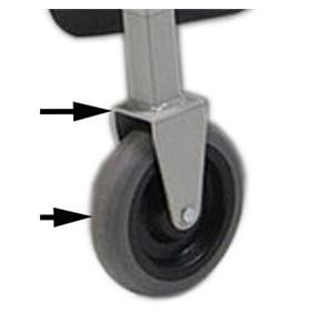 Front Caster For 561/574g Recliners Ea