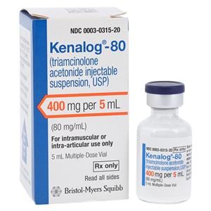 Kenalog 80 Injection 80mg/mL MDV 5ml/Ea