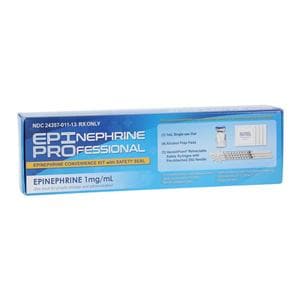 Epinephrine Professional Kit Injection 1mg/mL 1:1000 SDV Each