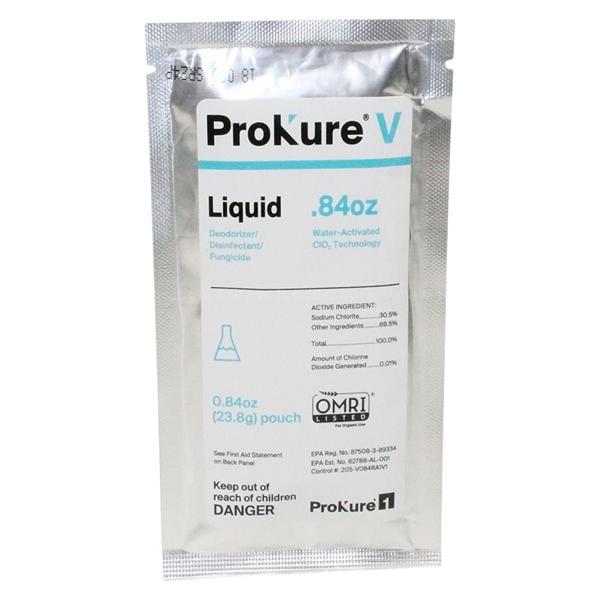 ProKure V Liquid Disinfectant & Deodorizer Packet 0.84 oz 12/Ca