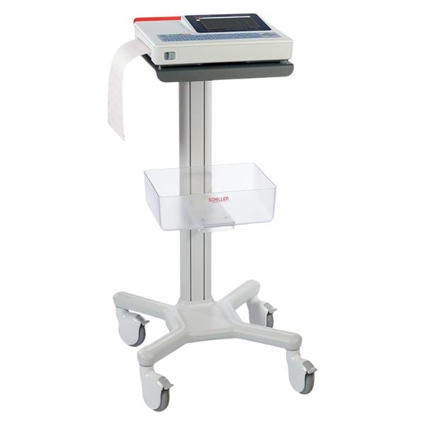 X1 ECG Trolley New With Basket, Mounting Bracket Ea