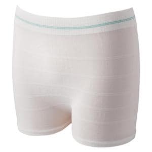 Premium Incontinence Underpants Unisex 45-70" Nonabsorbent White/Green 100/Ca