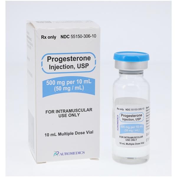 Progesterone Injection 50mg/mL MDV 10mL Each