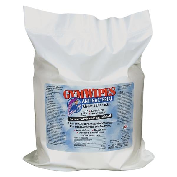 Antibacterial Gym Wipes 4/Ca