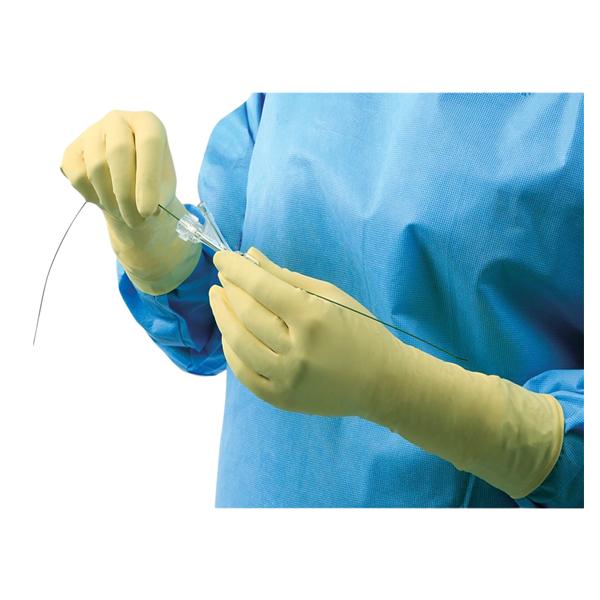 Synthetic / Lead Free Radiation Attenuating Gloves Yellow Sterile