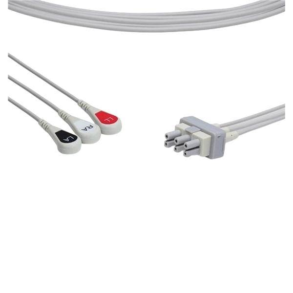 ECG Leadwire Set New For Sequoia/IE33/5500 AAMI 3-Lead Ea