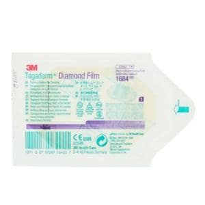 Tegaderm Film Diamond Pattern Dressing 2-3/8x2-3/4" Sterile Adhesive LF