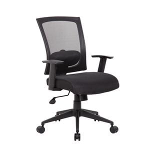 Mesh Back Task Chair, Dual Wheel 2" Casters Ea