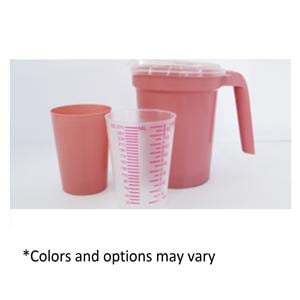 Container Pitcher Plastic Pink Reusable