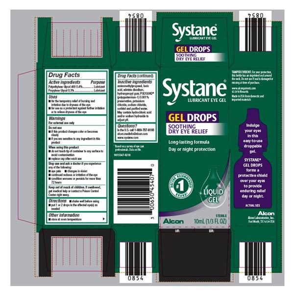 Systane Lubricant Drops 10mL 24Bt/Ca