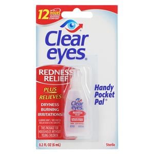 Clear Eyes Redness Relief Drops 6ml/Bt, 48 BT/CA