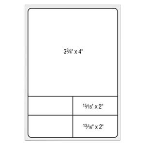 Thermal Printer Label Blank White 5-1/2x4" 600/Rl