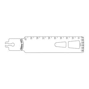 Blade Bone Saw 100x25mm Sagittal/Occipital Large Ea