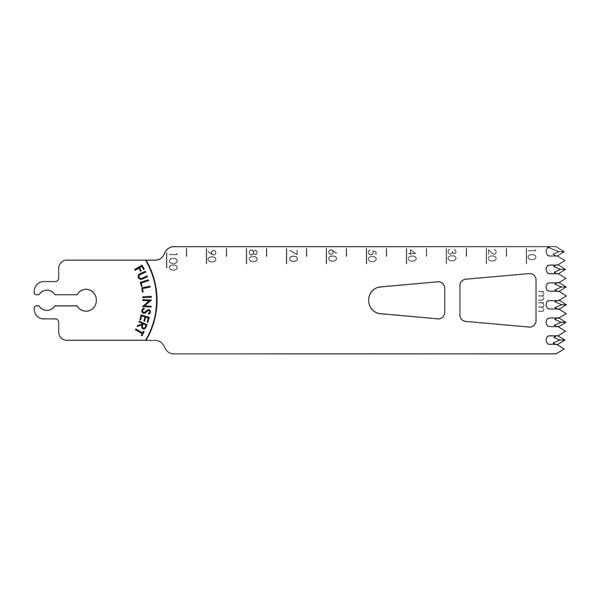 Blade Bone Saw 100x25mm Sagittal/Occipital Large Ea