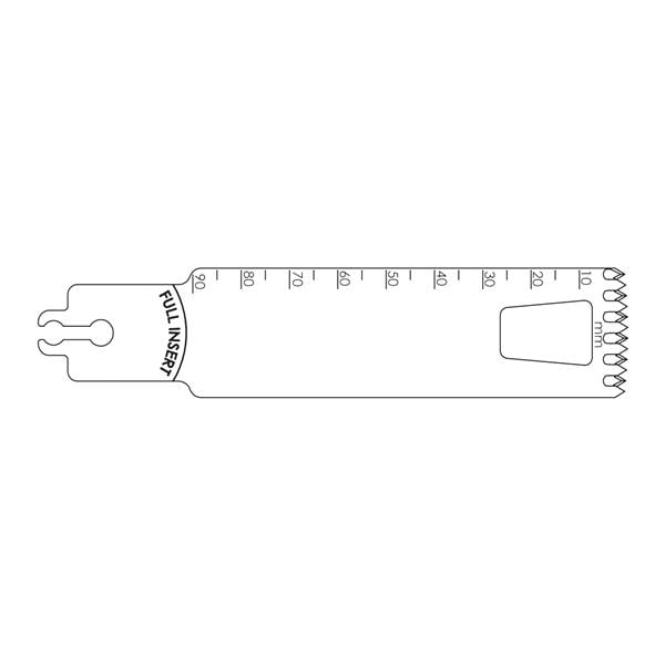 Blade Bone Saw 90x25mm Sagittal/Occipital Large Ea