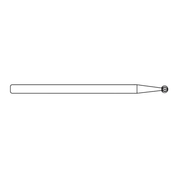 Micro Bur Bone 2.0mm Round Ea