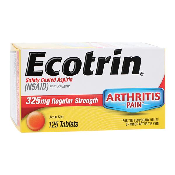 Ecotrin Arthritis Pain Tablets 325mg Regular Strength 125/Bt, 36 BT/CA