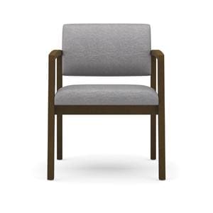 Lenox Guest Chair Gray Maple Wood 400lb Capacity Ea